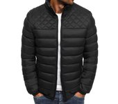 Chaquetas algodón para hombre, abrigos con cuello alto, prendas de vestir fashionable exteriores, Otoño e Invierno