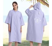 Poncho de Surf de Secado rápido, Toalla Cambiante, Bata con Capucha para Adultos, niños o Familia, Microfibra, natación, Playa, Surf, Buceo, baño en casa
