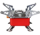 Camping gas stove, high-power mini heater, utensils, outdoor travel burner, portable picnic, and barbecue kitchen utensils