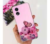 For OPPO A38 4G Case CPH2579 A 38 Shockproof Cover Stylish Flower Love Heart Soft Silicon Funda For OPPO A18 CPH2591 Coque 6.56"