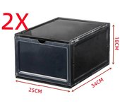 Zapatero plegable para el hogar, caja zapatos ,caja plastico cajone caja de almacenamiento de plástico transparente, organizador de zapatos, Zapatero de almacenamiento para zapatos de baloncesto, tacones altos