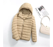 Chaquetas acolchadas ligeras y resistentes al agua para mujer, abrigos cálidos de talla grande 5xl, 6xl, 7xl, otoño e invierno