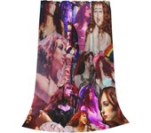 Flannel Blanket Throw Blankets Air Conditioning Chappell Singer Roan Blanket for Couch Sofa Bed Living Room