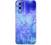 For Vivo Y76 5G 2021 Case Fundas Donut Butterfly Pattern Painting Etui Back Cover For Vivo Y76 Y 76 VIVOY76 5G Silicone Tpu Case