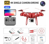 RC Drone con cámaras duales 4K, Wifi, FPV, HD, KY101, Altitude Hold, Gesture Mode, Ultra Long Flight Time, RC Quadcopter.
