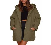 Chaquetas con capucha para Ropa de mujer de moda mujer, abrigos informales a la moda, Otoño e Invierno