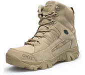 2024 Fashion Men's Desert Combat Boots Outdoor Leather Hiking Shoes Men Hunting Work Safty Boots Men's Short Boots ankle boots
