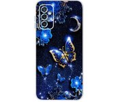 Clear Colorful Phone Cases For Samsung Galaxy M52 5G Case Flowers Beautiful Slim Bumper Shell For Samsung M52 M 52 SM-M526BR
