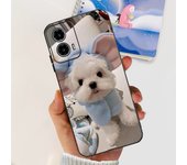 For Motorola Moto G24 Case XT2423-1 Fashion Painted Soft Silicone Shockproof Cover For Moto G34 XT2363-2 Bumper G 34 G 24 Fundas