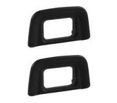 2X Black Rubber Wrapped Plastic Eyecup Eyepiece DK-20 for Nikon D5100 D5000 D3100