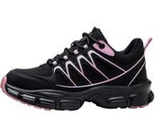 Zapatos de seguridad con puntera de acero antipinchazos para mujer Zapatillas de trabajo transpirables antigolpes