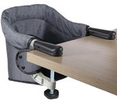 Toogel Silla de Mesa para Bebé, Trona Portátil Plegable  Arnés de Seguridad, Asiento Enganchable infantil  Bolsa de Transporte para Casa y Viajes (Azul)
