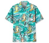 Hawaiian shirt, fully printed with animal and prints, sunflower, beautiful cat short sleeved for beach surfing, men's shirt