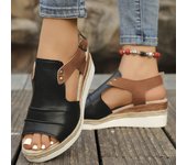 Sandalias de Cuña para Mujer en Verano Zapatos de Moda para Mujeres