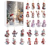 Advent 2024, Pieces Christmas Snowman, 24 Day Countdown Calendar