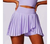 Cloud Rise Pocket Sports Skirt for Girls Running Tennis Pleated Skirts Women Gym Workout Fiess Shorts High Waist Golf Skorts