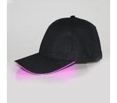 Adjustable LED Light Baseball Cap Sunscreen Neon Flashing Glow Rave Party Cap Cyberpunk Cotton Hip-hop Luminous Hat