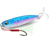Metal Jig Lure 10g 20g 30g 40g Spinner Blade Popper Sinking Pencil Spinning Fishing Tackle Feather Hook Treble Hooks Pesca Bait