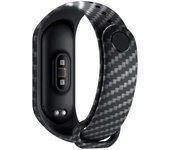Applicable to Carbon Fiber Strap for  7 nfc smartwatch bracelet MIband silicone strap Mi Band 4 5 3 6 Accessories