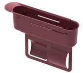 1/2pcs Retractable Car Seat Gap Storage Box Phone Key Organizer Practical Car Seat Gap Filler Scalable Large Capacity
