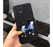 For Motorola Edge 20 Lite Case Cute Fashion Painted Cover For Motorola Edge 20 Pro CaseS Soft Funda Liquid Silicone Shell  Coque