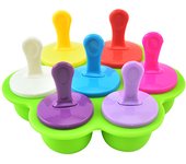 Silicone Popsicle Mold Reusable DIY Ice Cream Lolly Pop Maker Tray Food Grade Kids Egg Bites Mould
