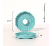 Molde de silicona 3D para pasteles, herramienta de decoración para repostería DIY, herramientas para hornear pasteles, sartén de tubo acanalado de cocina, utensilios para hornear, accesorios para Airfryer