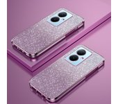 Moda Polvo Flash Galvanoplastia Carcasa Funda Aplicable Vivo Y27, Y36, Y35, Y16, Y22, Y22S, Y17S, Y78, Y77, Y76, Y02S, Y02, Y11,