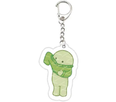 Acrylic Smiski Keychain for Accessories Bag Smiski Key Chain Key Ring Pendant Keyring Chains Fans Gifts