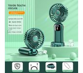 Mini ventilador de mano USB de escritorio, ventilador de mesa pequeño, ventil eléctrico plegable para viajes, oficina, hogar