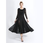 Ropa de rendimiento de competición Falda de baile moderno Nuevo vestido de baile de salón nacional Vestido de péndulo de baile de salón Ropa de baile de vals