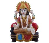 Mini Simulation Hindu Deity Statue Miniature Ornament Elephant Sculpture for Home Desktop Table Living Room Decoration