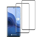 3D Curved Screen Protector [2 Pieces] for Motorola Edge 40 Neo Tempered Curved Surface Edge Glue HD Glass Protective Film