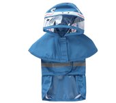 Reflective Stripe Cartoon Dog Raincoat Hooded Jacket Pet Rain-proof Clothes Cartoon Pattern Jumpsuit Pet Waterproof Coat