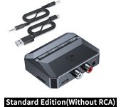 VAORLO Bluetooth 5.3 Wireless Audio Adapter Receiver NFC TF-Card Hifi Surround Stereo With HD Mic For Car Kit PC TV Home Speaker