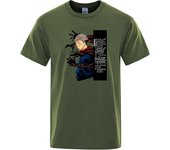 Jujutsu Kaisen T-Shirts Mens Summer Cartoon Mens Clothing Streetwear Japan Anime Gojo Satoru T Shirt Casual Harajuku Tees Tops