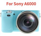 Silicone Armor Skin Case Camera Bag Body Cover Protector for Sony Alpha A6000 A6100 A6300 A6400 A6500 A6600 A5100 A5000 Cameras