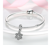 Fit 3mm 925 Original Bracelet 100% S925 Sterling Silver Pavé Blue Zircon Meteor Charm For Women Jewelry DIY Beads Original N