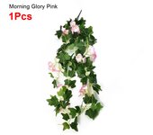 1Pcs Pink Blue White Purple Hanging Silk Flowers Artificial Silk 100cm Artificial Vines Plants Fake Vine Rattans Garden Decor