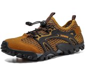 Zapatos de agua transpirables para hombre, zapatillas de escalada, senderismo, exteriores, playa, natación, descalzos, Verano