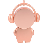 JASTER Metal Music Doll Free Custom Logo USB Flash Drive 128GB Gifts for Children Memory Stick 64GB Free Key Chain Pen Drive 8GB