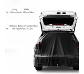 Mosquitera para puerta trasera de coche, cortina transpirable a prueba de insectos y rayos UV, con cremallera bidireccional
