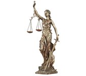 1Pcs Justice Fair Themis Statues Justitia Goddess Sculpture Resin Craft Home Decoration Art Desktop Wine Cabinet Display