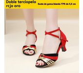 Zapatos De Baile Cuadrado Para Mujeres Adultas Zapatos De Baile Latino De Tacón Bajo Y Fondo Blando Zapatos De Baile De Cotillón De Tacón Medio Zapatos De Competición