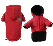 Reflective Pet Clothes Autumn Winter Pet Dog Waterproof Warm Coat Cotton Hooded Jacket The Dog Face Small Dog Clothes