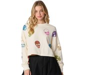 Thick Pullover New In Warm Sequins Women's Sweatshirts Cold Autumn and Winter Female Top Nice Color Korean Fashion Designer E M