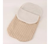 Saco de cochecito de bebé, saco de dormir, manta de cochecito de bebé, saco de dormir acolchado, saco de dormir de lana para cochecito, calidez de punto grueso