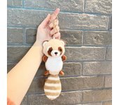 Popular Amazon girl portable press-type palm treasure plastic keychain, jewelry plastic bottle spot