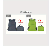 1pc Mochila Plegable para Viajes, Mochilas Ligeras para Mujeres, Bolsa Deportiva Portátil de Gran Capacidad para Hombres para Senderismo, Camping, Montañismo, Bolso de Mano de Gran Capacidad, Regalos de Navidad, Halloween y Acción de Gracias