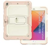 For Apple iPad 10.2 2019 2020 2021 7th 8th 9th Gen A2197 A2602 Case Kids Safe Silicon PC Hybrid Shockproof Stand Tablet Cover